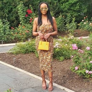 Floral tube dress